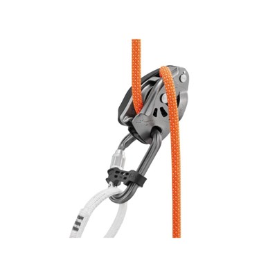 Karabina Petzl Attache Bar Screw Lock HMS gray