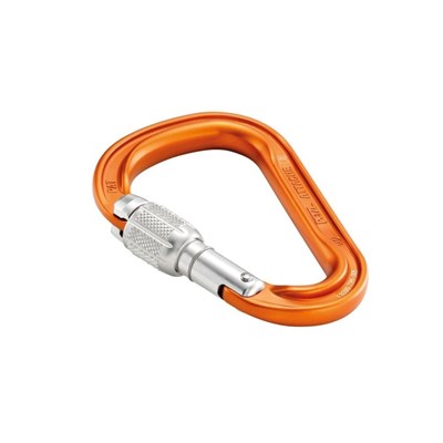 Karabina Petzl Attache Screw-Lock orange