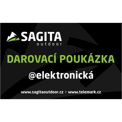 Darovací poukázka Sagita outdoor 1.000,- Kč elektronická