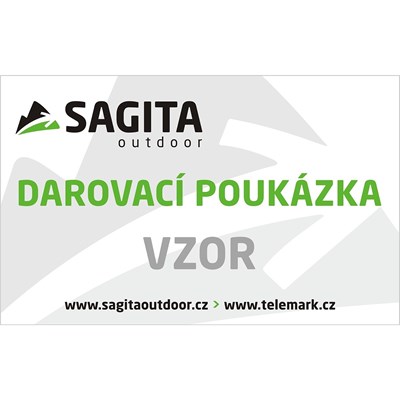 Darovací poukázka Sagita outdoor 500,- Kč