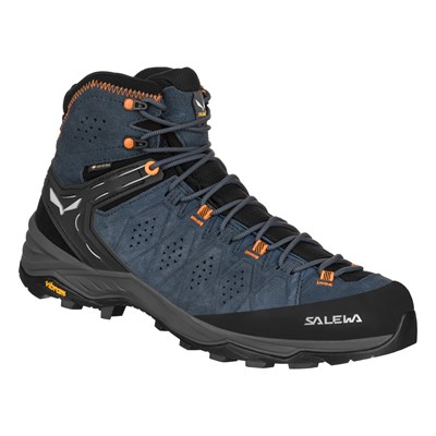 Boty Salewa Alp Trainer 2 Mid GTX dark denim/fluo orange