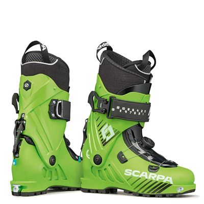 Skialpové boty Scarpa F1 Junior green lime