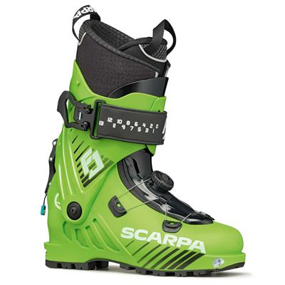 Skialpové boty Scarpa F1 Junior green lime