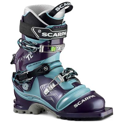 Telemarkové boty Scarpa T2 ECO W bourgogne/polar blue