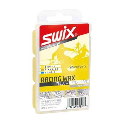 Vosk Swix Racing Wax -2°C/+10°C 60g yelllow