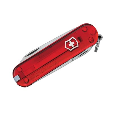 Nůž Victorinox Classic SD Transparent red
