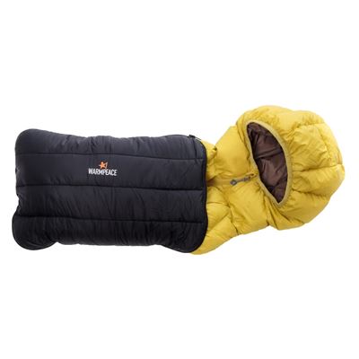 Polštářek Warmpeace Péřový Zip black