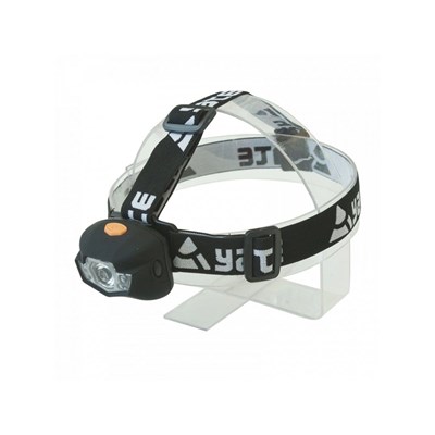 Čelovka Yate Panter 3 W Cree + 2 LED černá